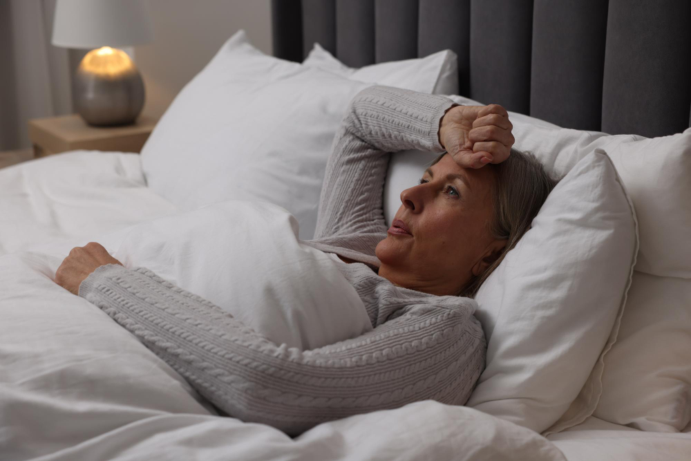 Anxiety and Sleep Disruption Concept
